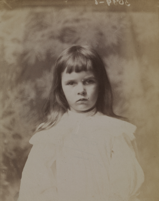 Agnes Boulton at about eight years of age