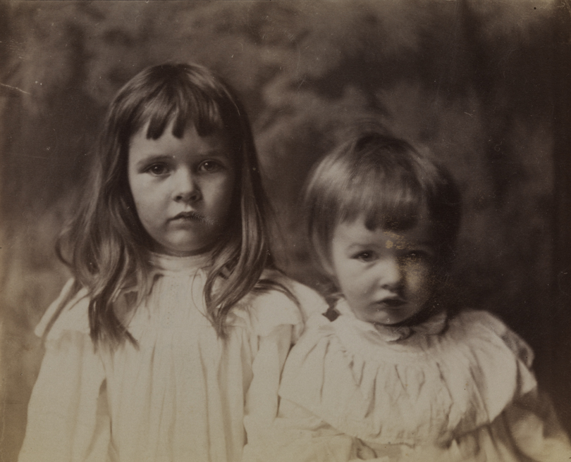 Agnes Bolton and a younger child