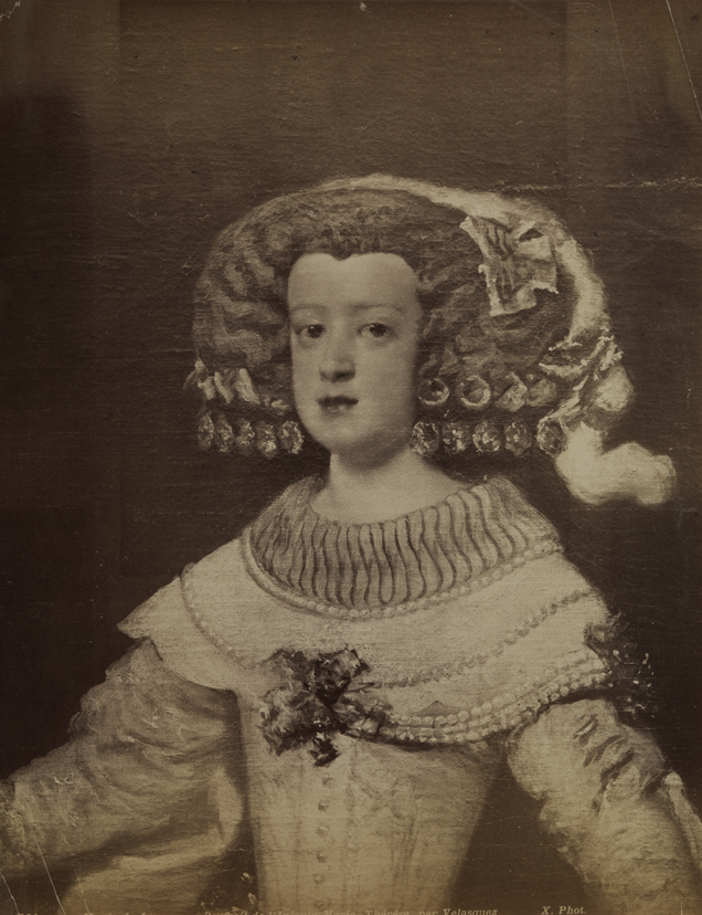 The painting "Infanta Maria Theresa" by Velasquez