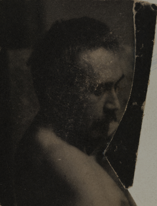 Thomas Eakins nude, head and shoulders only (fragment)