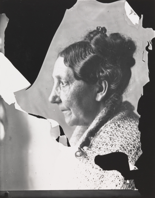 Elizabeth Baldwin, left profile