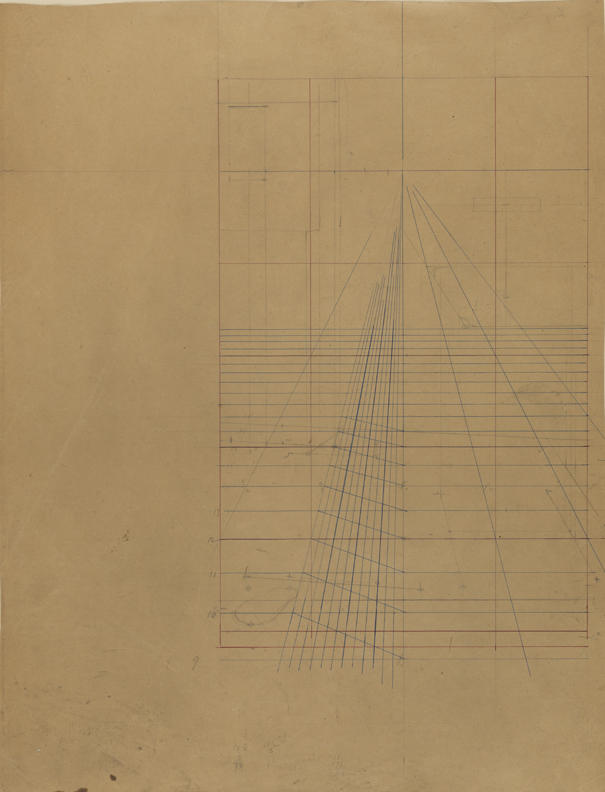Portrait of Dr. William Thomson: Perspective Study