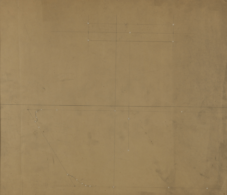Portrait of Dr. William Thomson: Transfer Pattern for Table