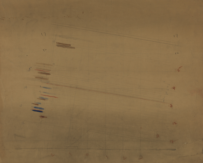 Perspective Study: Ground Plan with Floor Pattern