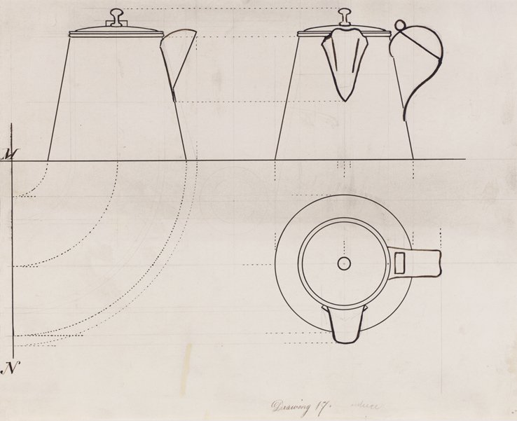 Drawing 17 (Mechanical Drawing: Tea Pot)
