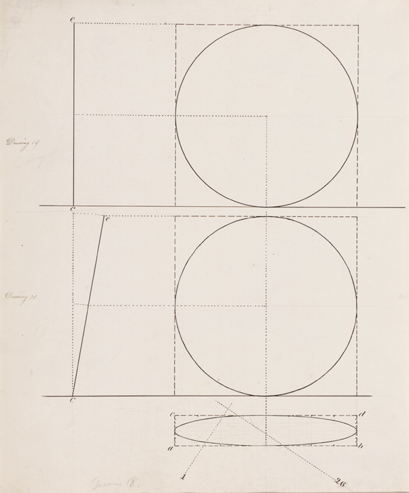Drawing 19 and Drawing 20 (Mechanical Drawing: Hoop)
