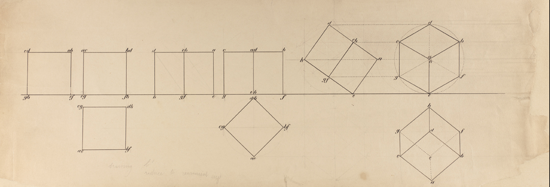Drawing b¹ (Isometric Drawing: Cube)