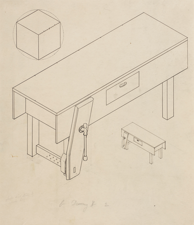 Drawing b² (Isometric Drawing: Carpenter's Bench)