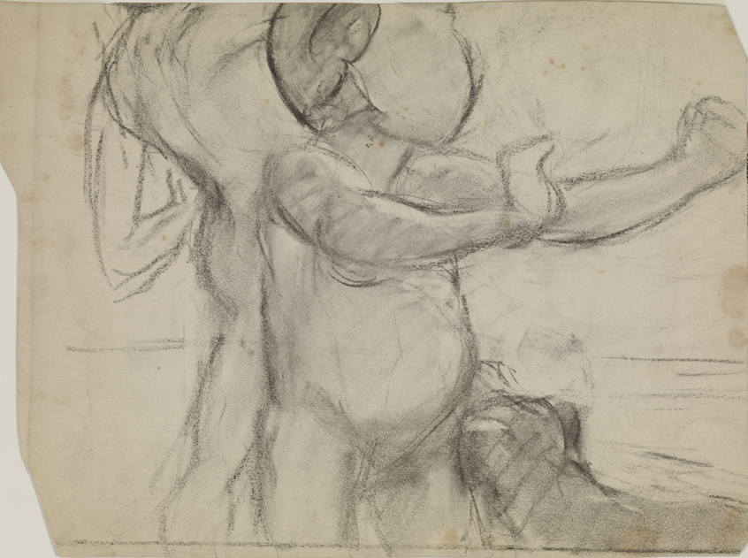 Figure Study: Two Nude Children