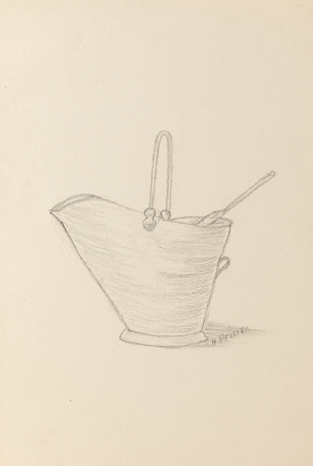 [Sketch of a coal bucket]