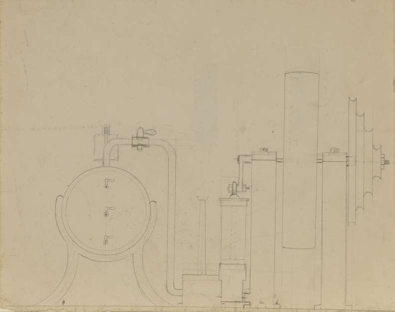 Mechanical Drawing: Steam Engine