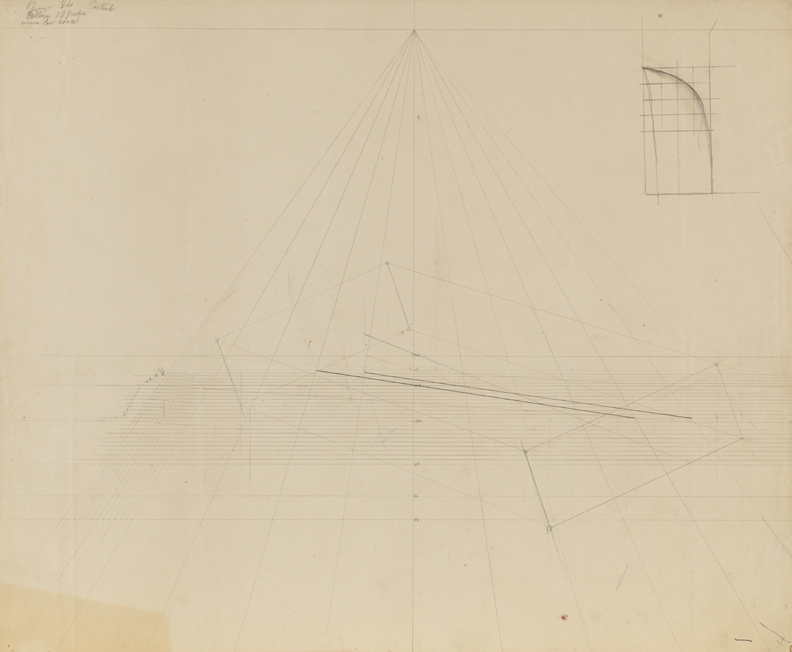 Partant Pour la Chasse (Starting Out After Rail): Perspective Study