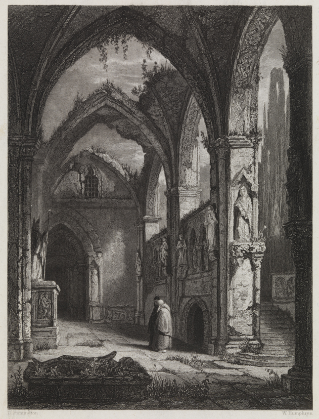 "But in old cathedrals, high and hoary..."