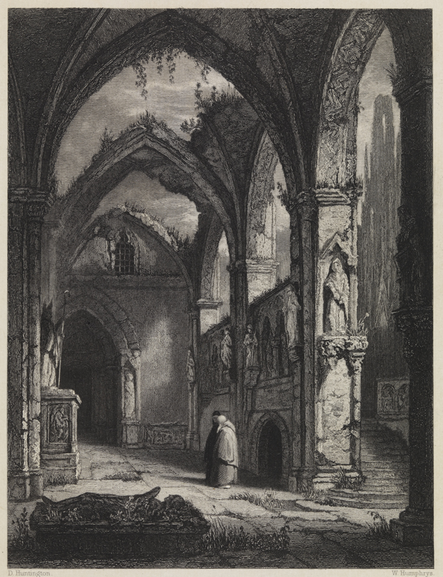 "But in old cathedrals, high and hoary..."