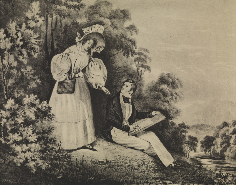 [Sketching in the country]