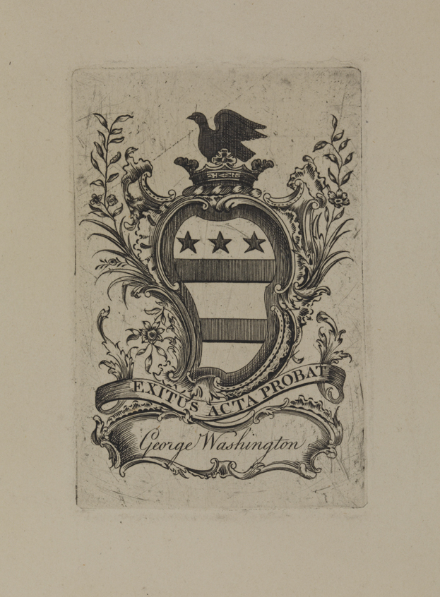 [Bookplate for George Washington]