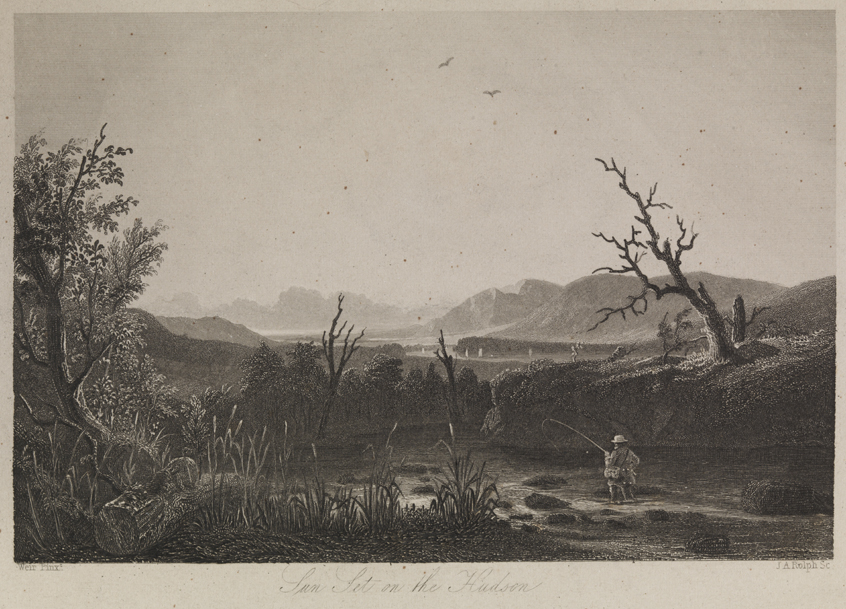 [Sun Set in the Hudson]