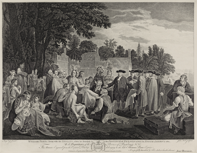 William Penn's Treaty with the Indians (restrike)