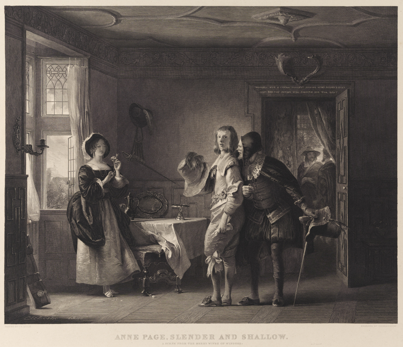 Anne Page, Slender and Shallow