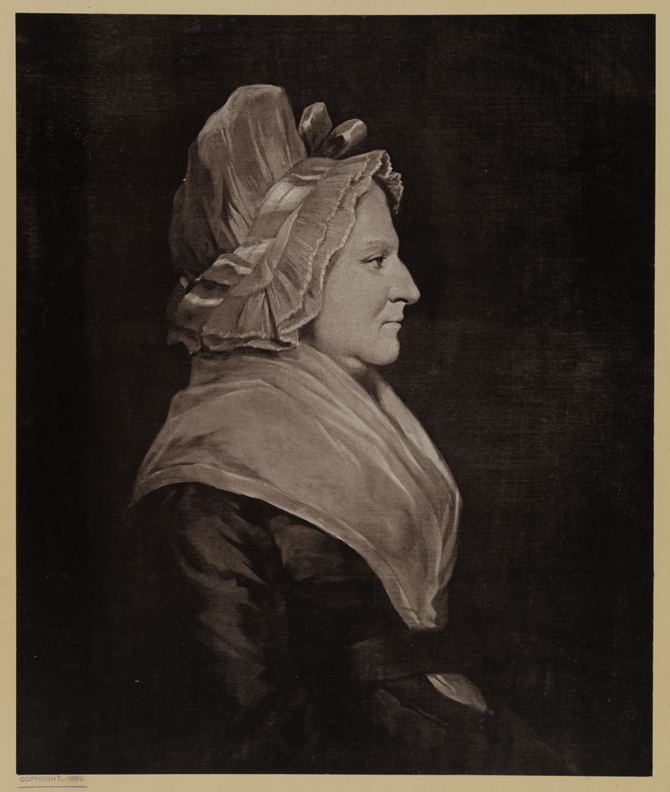 [Profile portrait of Martha Washington?]