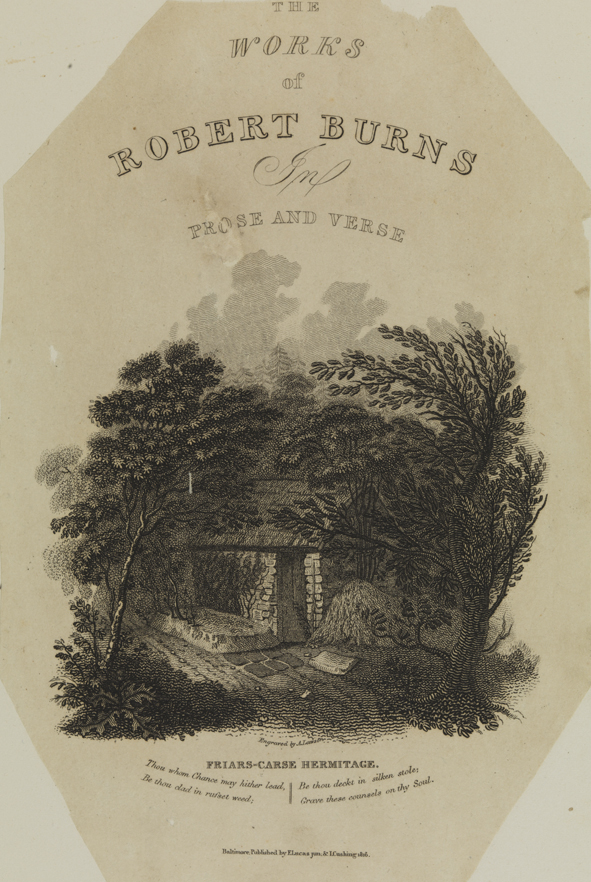 The Works of Robert Burns in Prose and Verse [Title page]