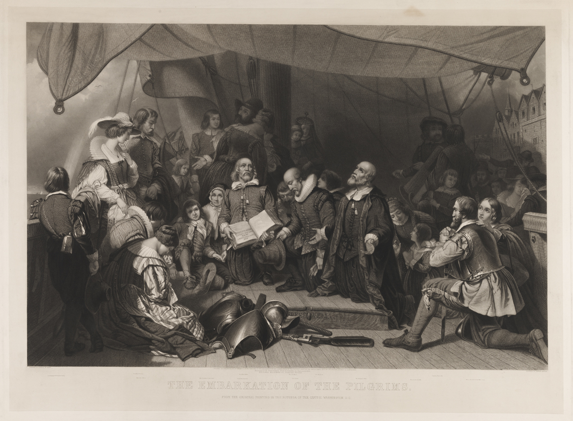 The Embarkation of the Pilgrims