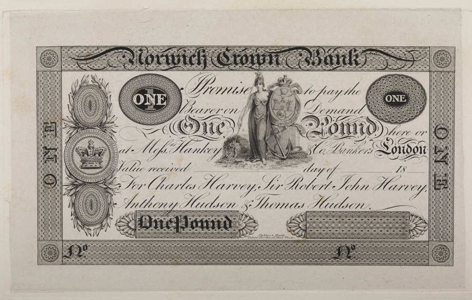 Norwich Crown Bank One Pound [note]