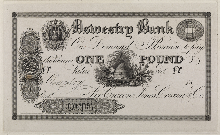 Aswestry Bank One Pound [note]