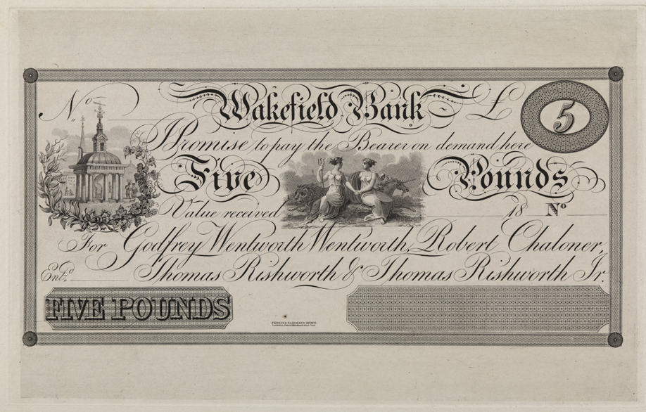 Wakefield Bank Five Pound [note]