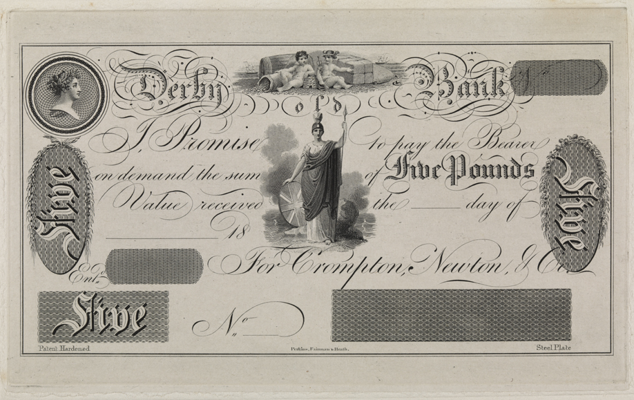 Derby Old Bank Five Pound [note]