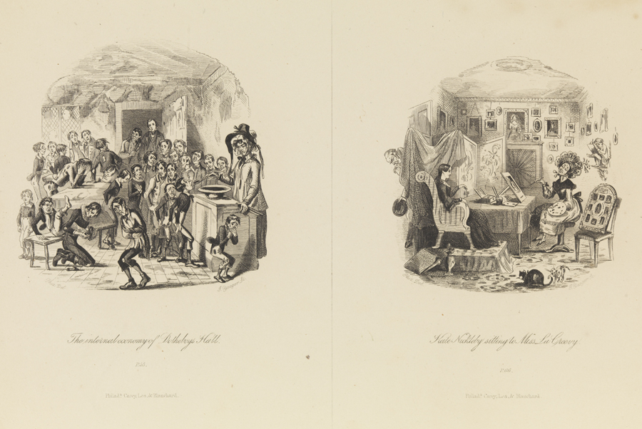 The internal economy of Dotheboys Hall;  Kate Nickleby sitting to  Miss La Creery