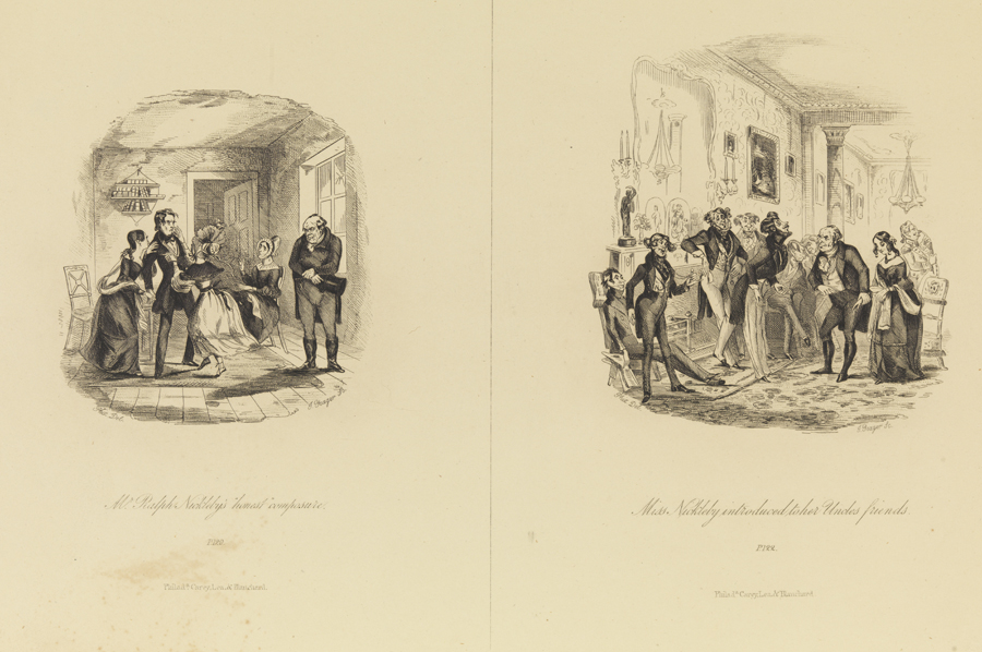 Mr. Ralph Nickleby' "honest" composure;  Miss Nickleby introduced to her Uncles