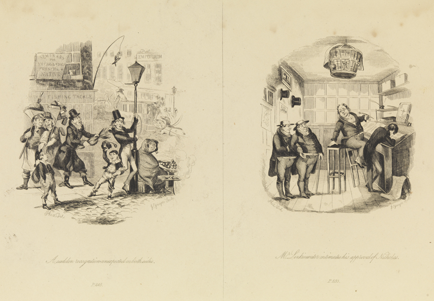 A sudden recognition unexpected on both sides;  Mr. Linkinwater intimates his approval of Nicholas