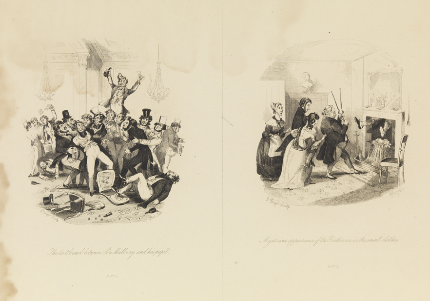 The last brawl between Sir Mulberry and his pupil;  Mysterious appearance of the Gentleman in the small clothes