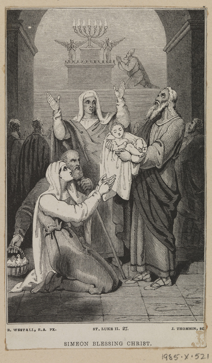 Simeon Blessing Christ