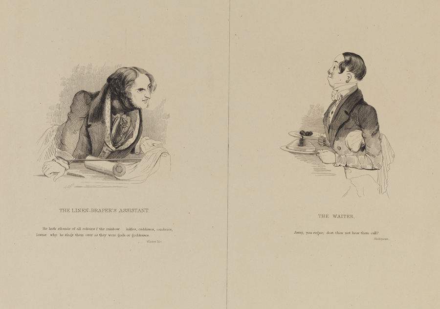 The Linen-Drapers Assistant;  The Waiter