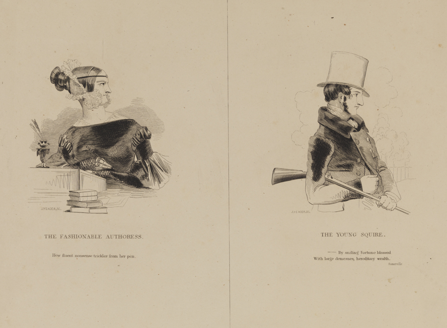 The Fashionable Authoress;  The Young Squire