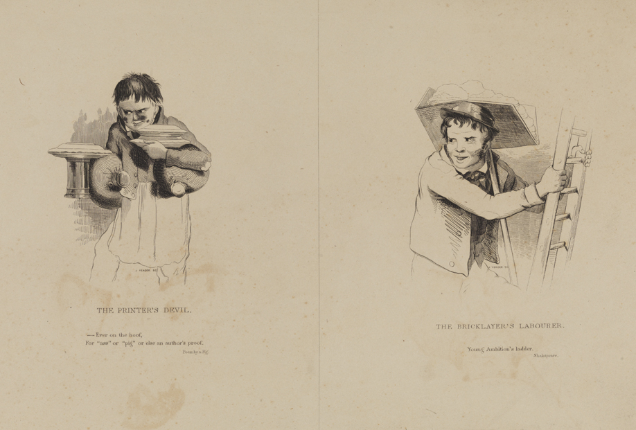 The Printer's Devil;  The Bricklayer's Labourer