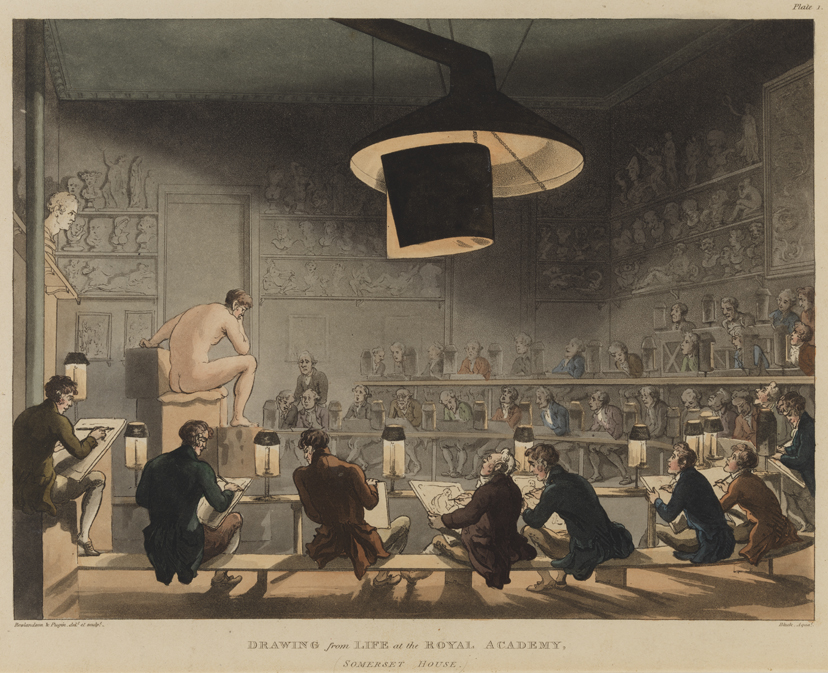 Drawing from Life at the Royal Academy (Somerset House)