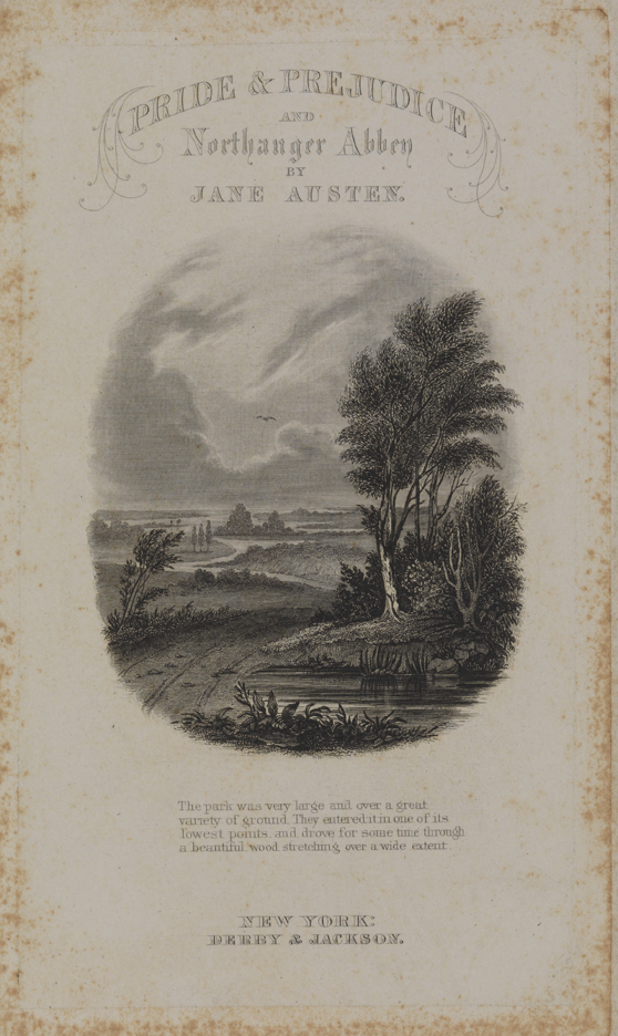 [Frontispiece to Pride & Prejudice and Northanger Abbey]