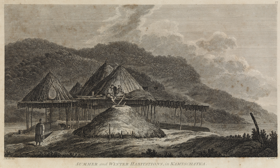 Summer and Winter Habitation, in Kamtschatka.