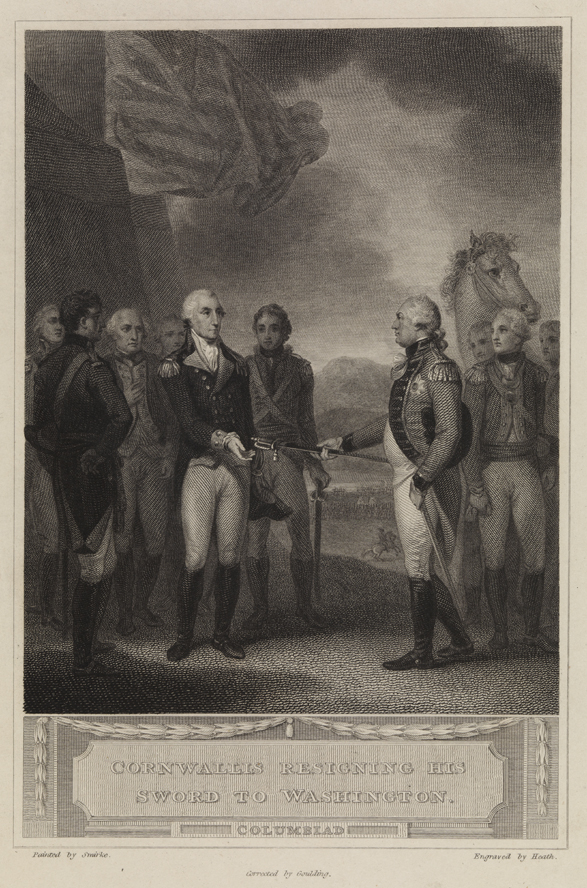 CornwallIs Resigning his Sword to Washington