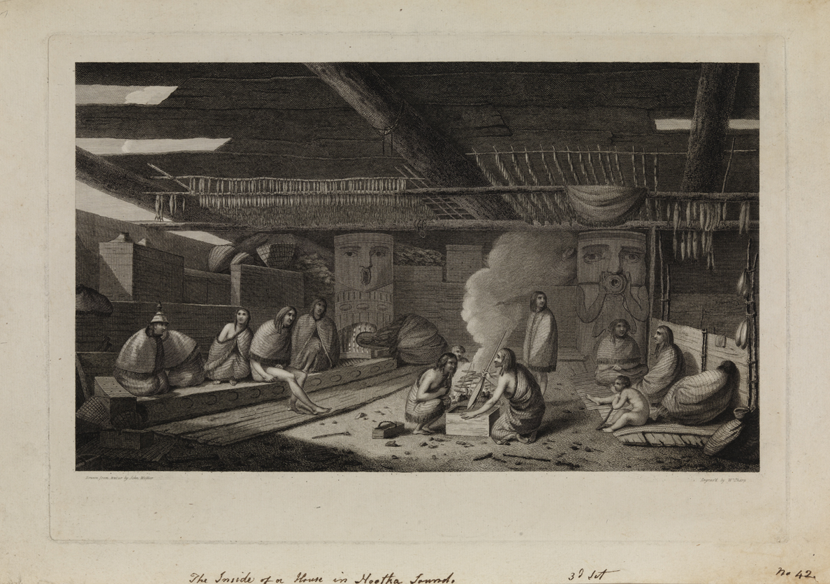 [the Inside of a House in Nootka Sound]