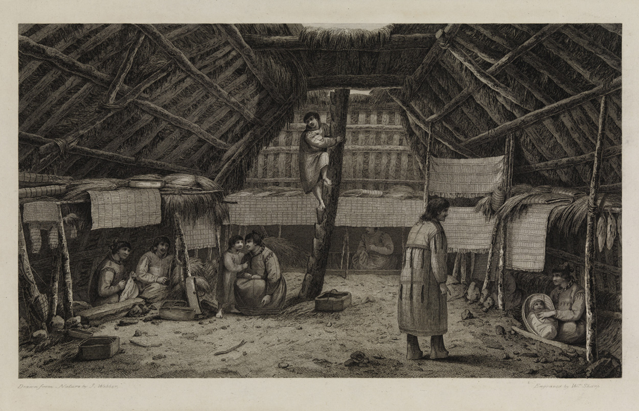 [The Inside of a House, in Oonalashka]