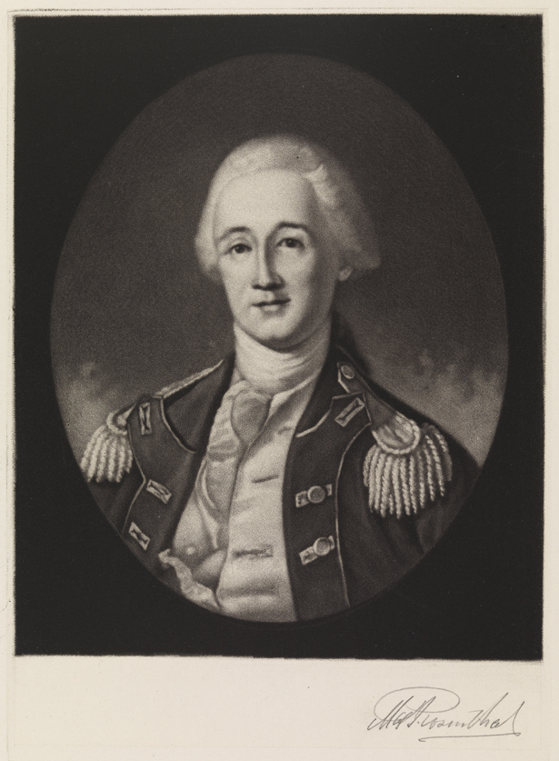[Portrait of a man in 18th century military dress]