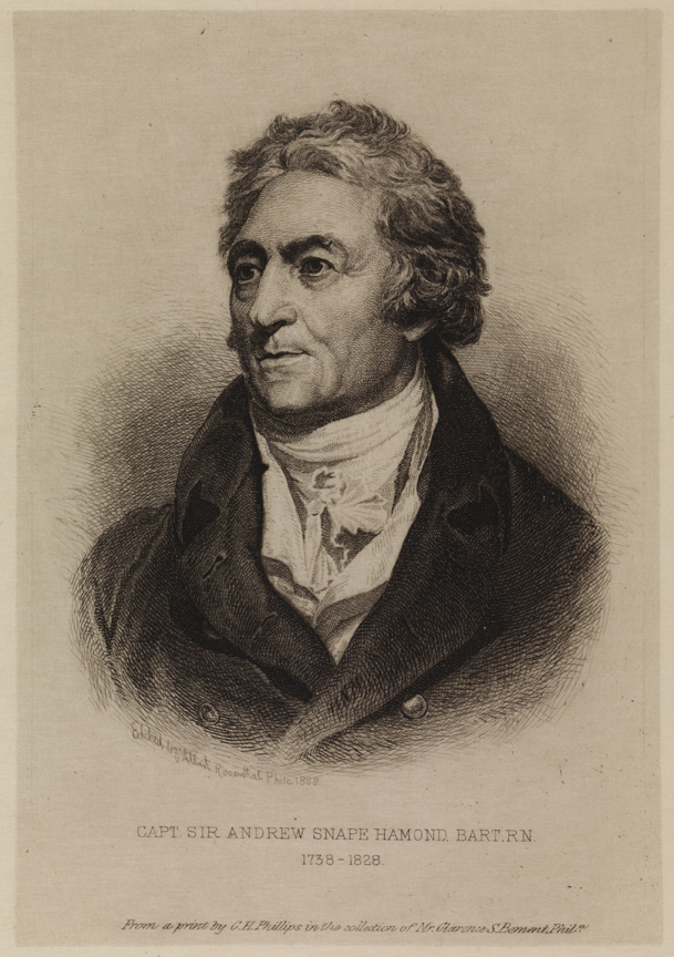 Capt. Sir Andrew Snape Hamond Bart R. N.