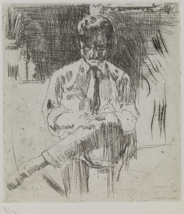 XXXI (Portrait of a man sketching)
