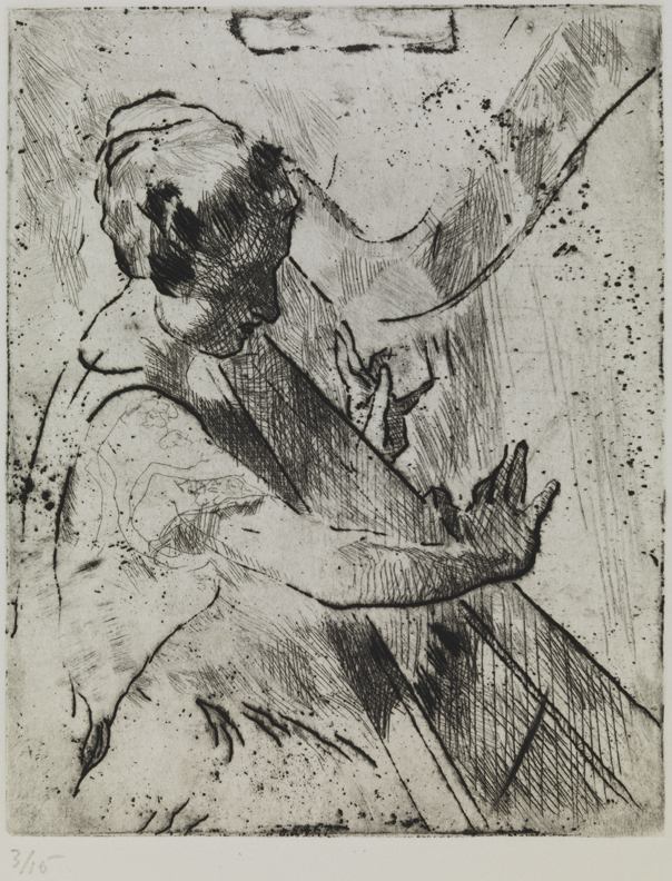 XXXIV (Woman playing harp)