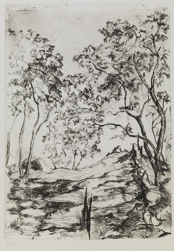 XXXV (Landscape with trees)