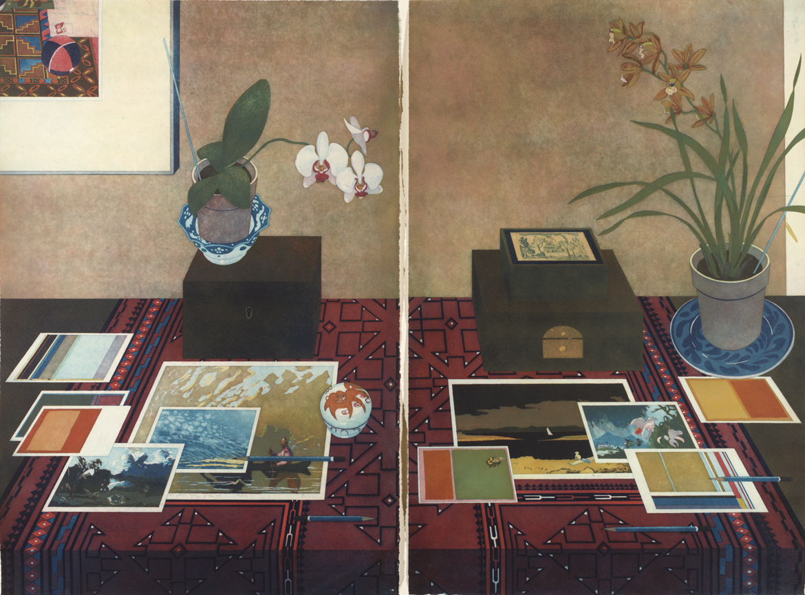 The Other Side of the Air (diptych)